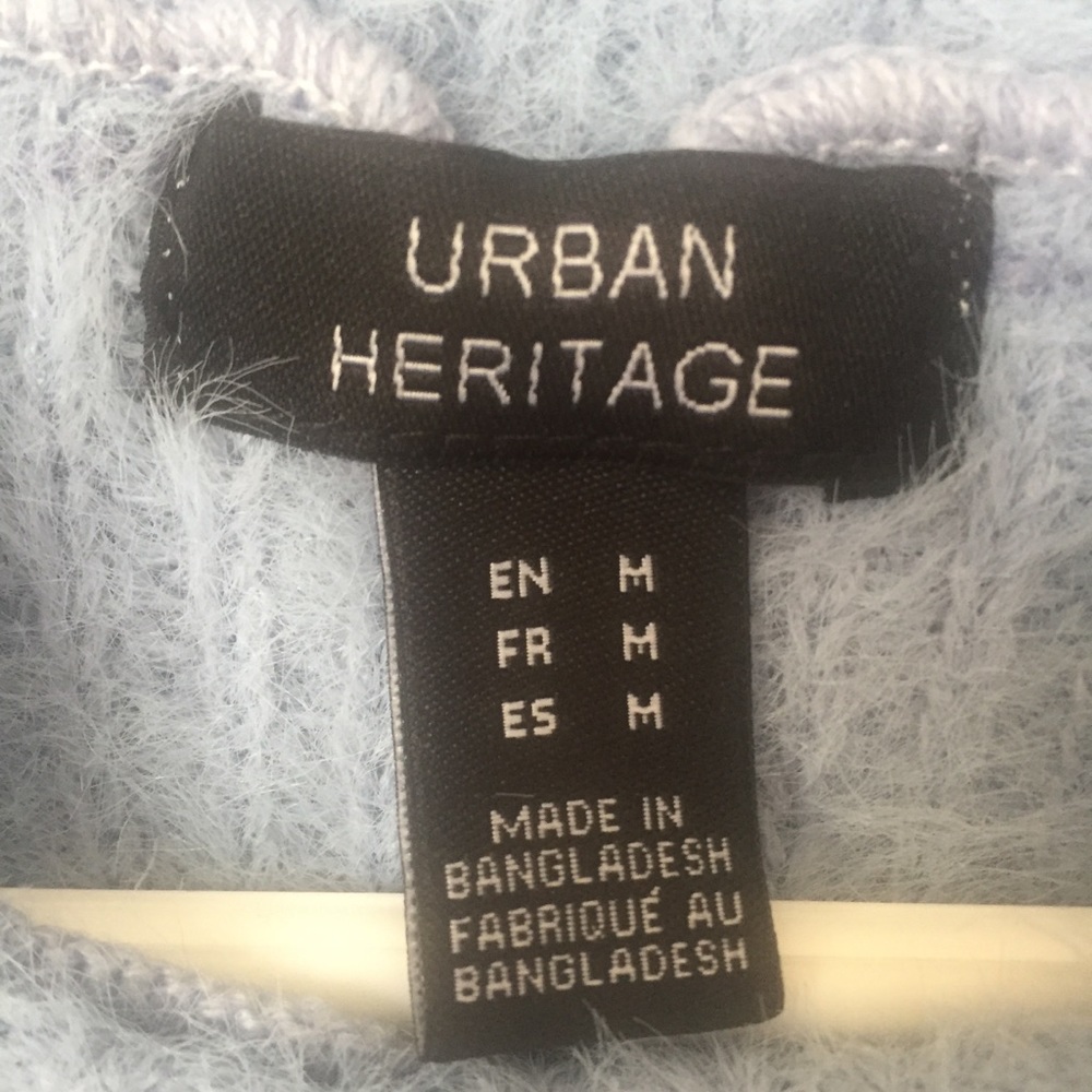 Fuzzy Crew Neck Sweater - Picture 2 of 4